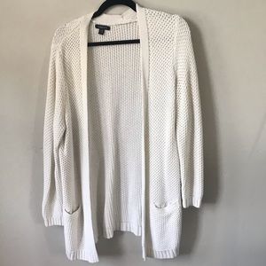Cream colored cardigan